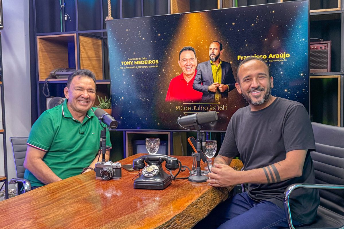 Tony Medeiros participa do podcast Talks e anuncia proposta para estabelecer prazo para realização de concursos públicos no Amazonas.