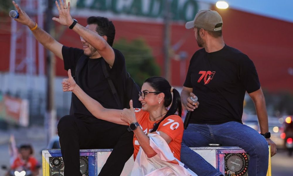 Carreata do 70 toma ruas de Manaus na véspera da eleição e acompanha crescimento de David em pesquisa