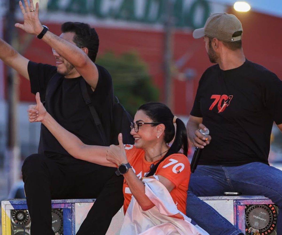 Carreata do 70 toma ruas de Manaus na véspera da eleição e acompanha crescimento de David em pesquisa