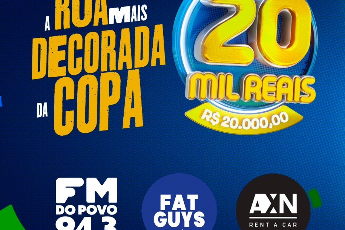 Além da premiação principal de R$ 20 mil, a rádio também vai premiar ouvintes durante os jogos do Brasil. Saiba como participar.