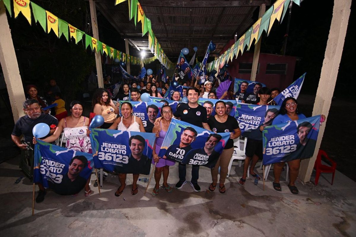 Jender Lobato participa de encontro com moradores da Comunidade Aliança com Deus, na Cidade de Deus, Zona Norte de Manaus, onde debateu melhorias para a saúde pública.